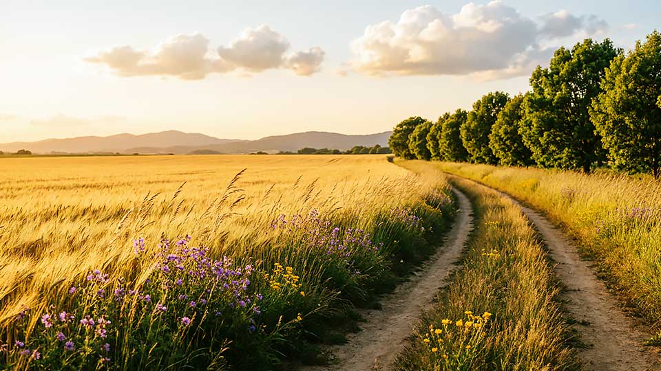 Summer landscape, photo